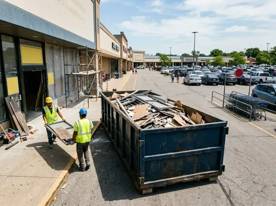 retail-store-renovation-debris-003 — frequently asked questions, Roll-off Dumpster Rentals in Posen, IL